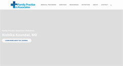 Desktop Screenshot of fampracticeassociates.com